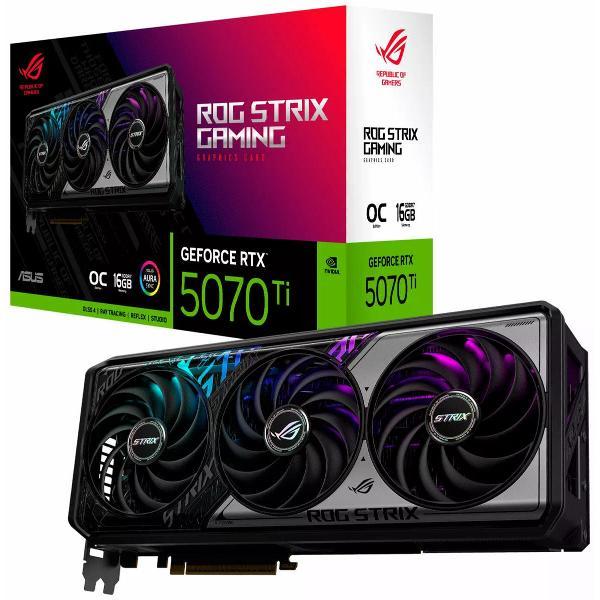 Видеокарта ASUS RTX 5070 Ti ROG STRIX OC 16GB фото