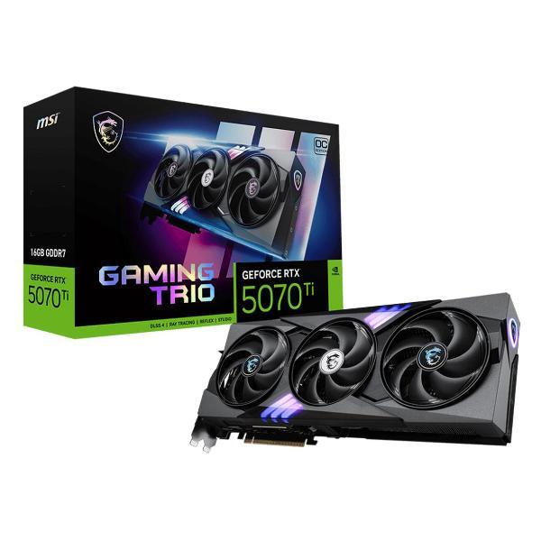 Видеокарта MSI RTX5070Ti GAMING TRIO OC 16GB фото