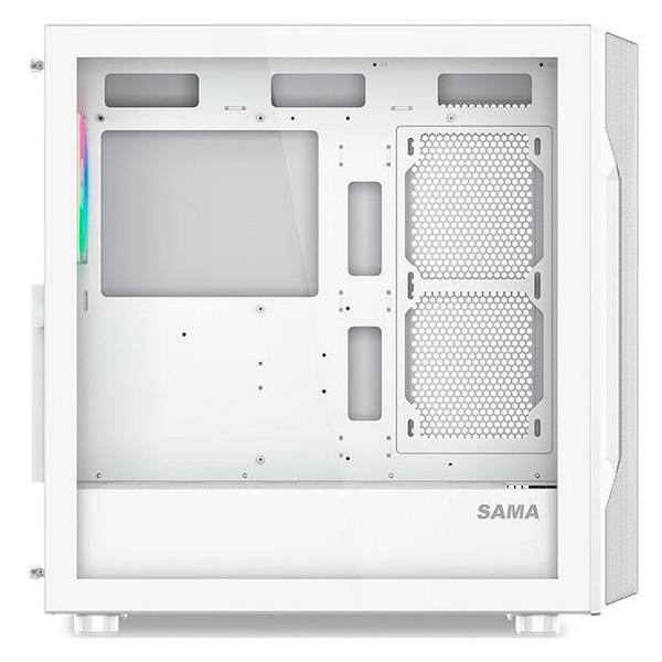 Корпус для компьютера SAMA S40 White (S40-WHAPA4X1-GL)