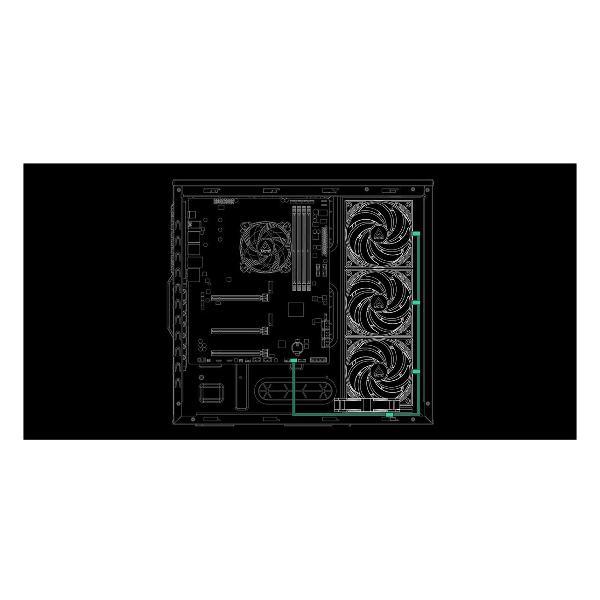 Комплектующие для корпусов ARCTIC Splitter Cable to 4-x PWM Fan (ACCBL00007A)