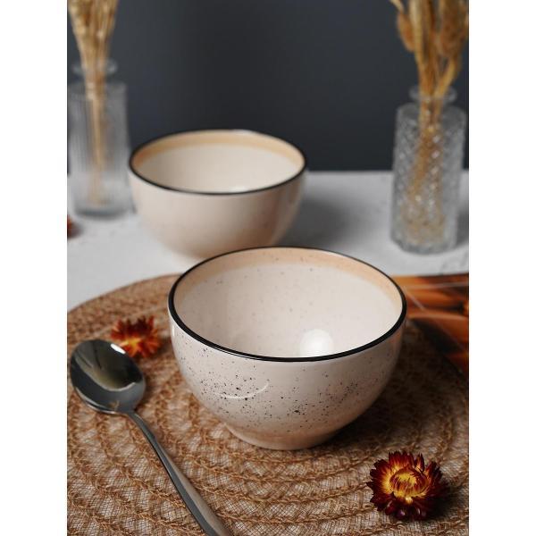 Тарелка суповая Elrington Диадема Крем 700 мл, 2 шт.