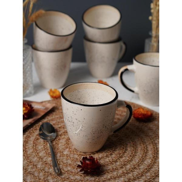 Кружка Elrington Диадема Крем 400 мл, 6 шт.