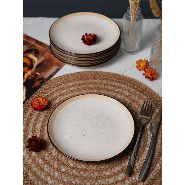 Тарелка Elrington Диадема Крем 190 мл, 6 шт.