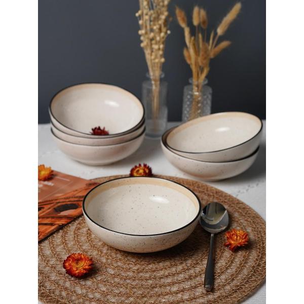 Тарелка суповая Elrington Диадема Крем 180 мл, 6 шт.