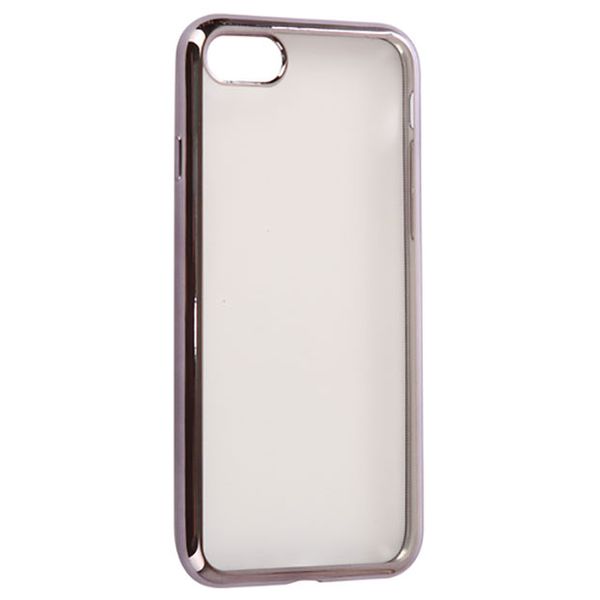 Чехол EVA силикон. iPhone 7/8 Прозр./Серебр.
