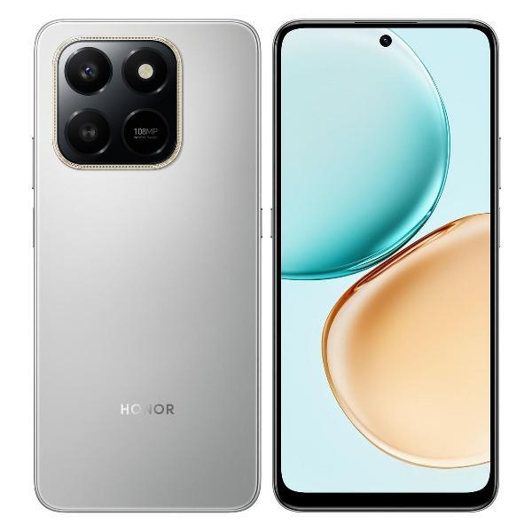 Смартфон HONOR X7d 8+256Gb серебряный (5109BXJU)