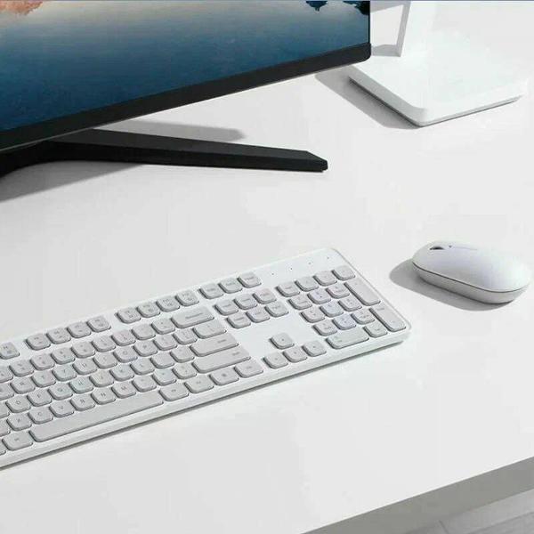 Комплект клавиатура и мышь Xiaomi Mi Wireless Set 2 White