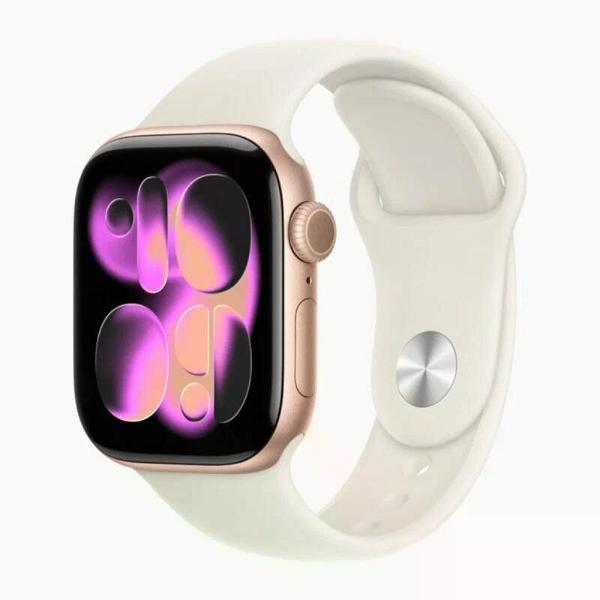 Смарт-часы Apple Watch S11 46 розовое золото SB Light Blush S/M