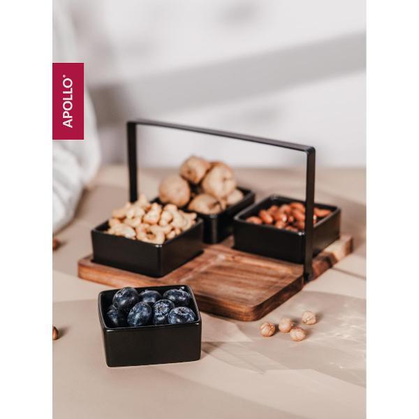 Менажница Apollo 4 шт. с подставкой