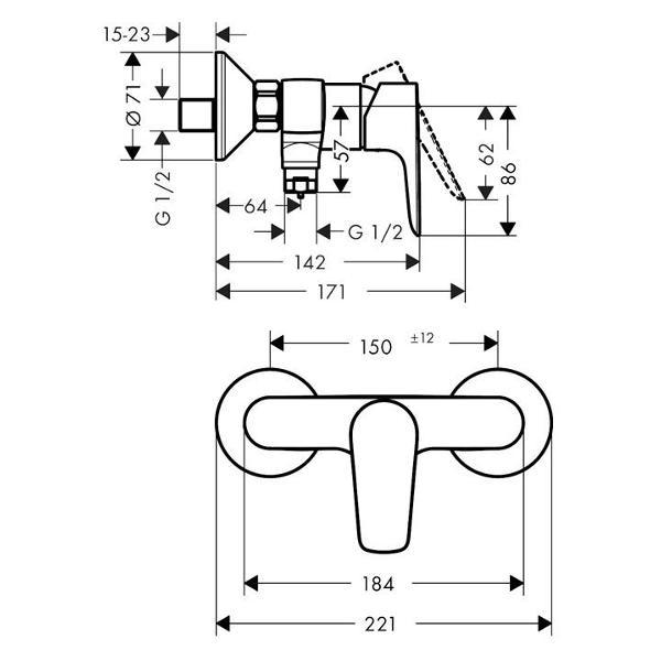 Шланг для душа Hansgrohe Talis E_00032119