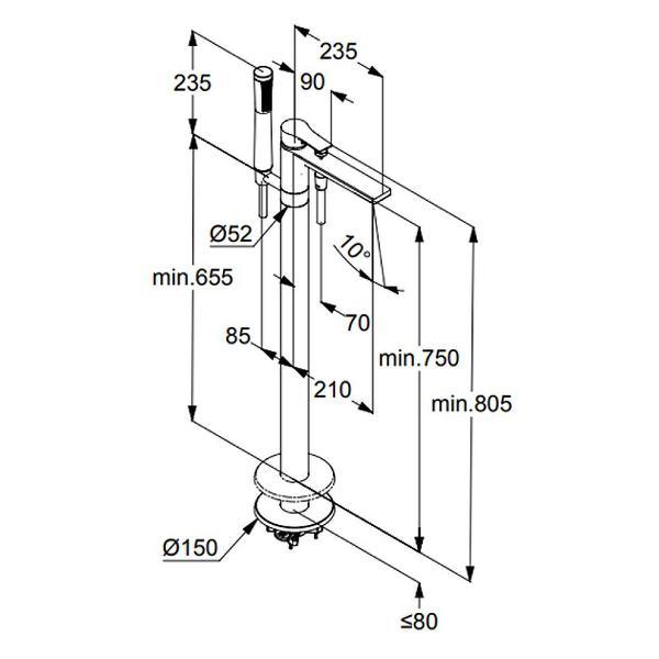 Ванна Kludi 482480565