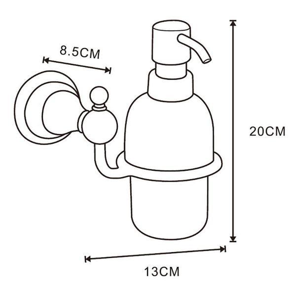 Жидкое мыло Azario AZ-91112Q бронза