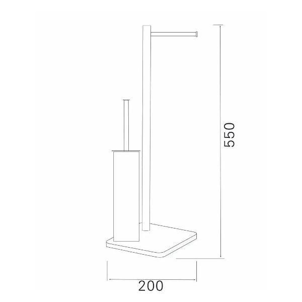 Держатель для смартфона, телефона Azario стойка для туалета