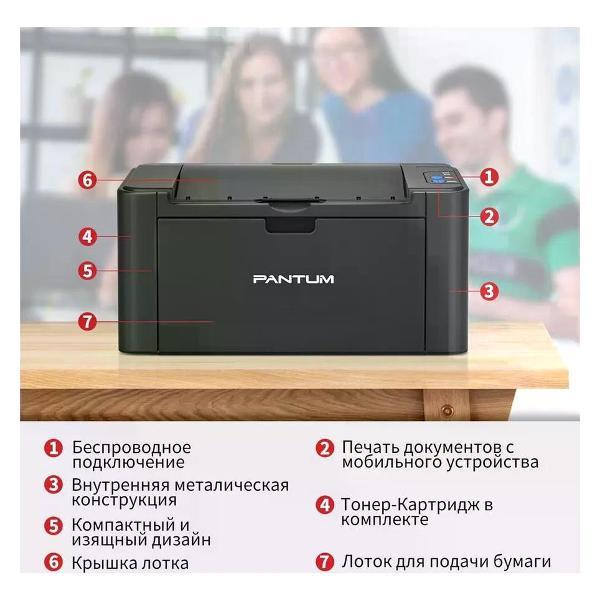 Принтер Pantum P2500W