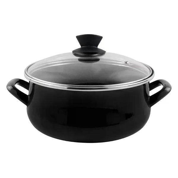 Кастрюля Vitrinor Black 20 3л с крышкой