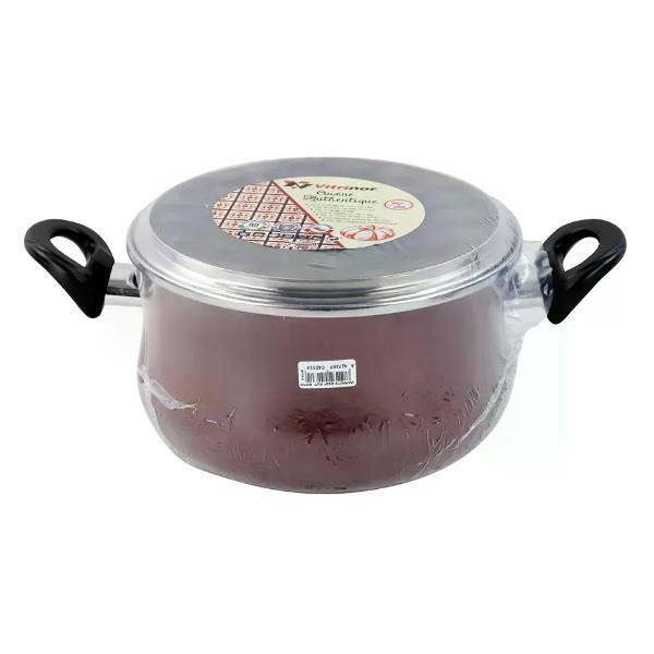 Кастрюля Vitrinor с крышкой Authentique Burgundy 30 7л