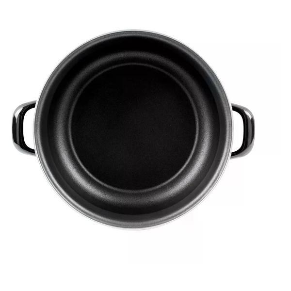 Кастрюля Vitrinor низкая Black 20 2.5л с крышкой