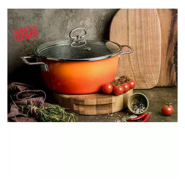 Кастрюля Vitrinor низкая Dragon Piedra 4.4 л 24 см с крышкой