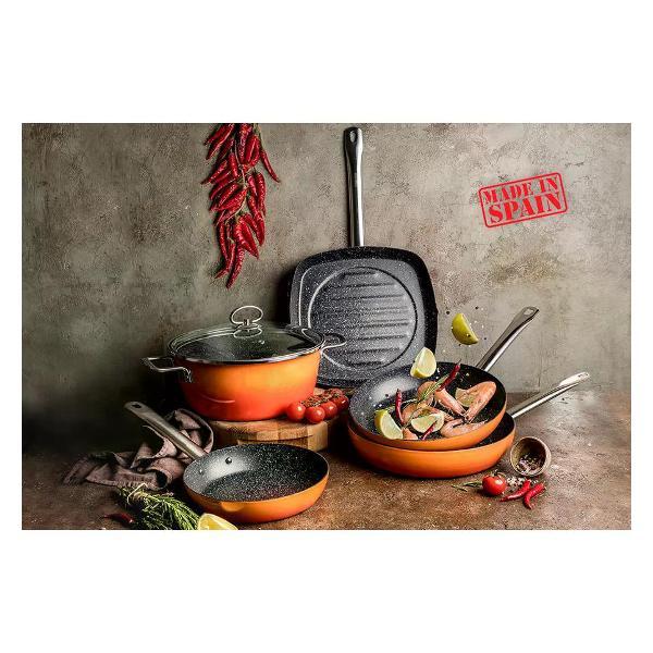 Кастрюля Vitrinor низкая Dragon Piedra 4.4 л 24 см с крышкой