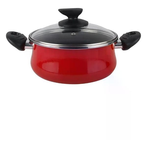 Кастрюля Vitrinor низкая Praga 20 с крышкой 4.5 л