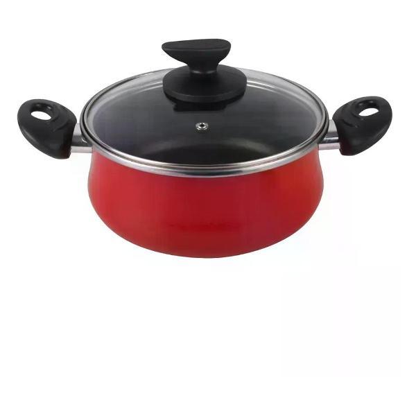 Кастрюля Vitrinor низкая Praga 20 с крышкой 4.5 л