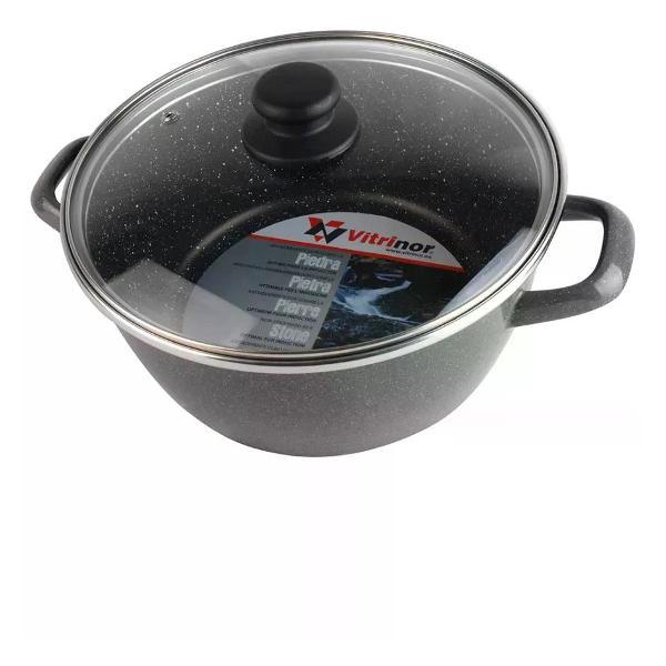 Кастрюля Vitrinor низкая K2 26 с крышкой 4.5 л