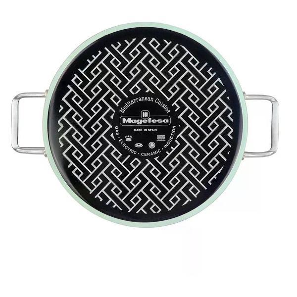 Кастрюля Vitrinor низкая Nordic Mint 28 с крышкой 1.95 л