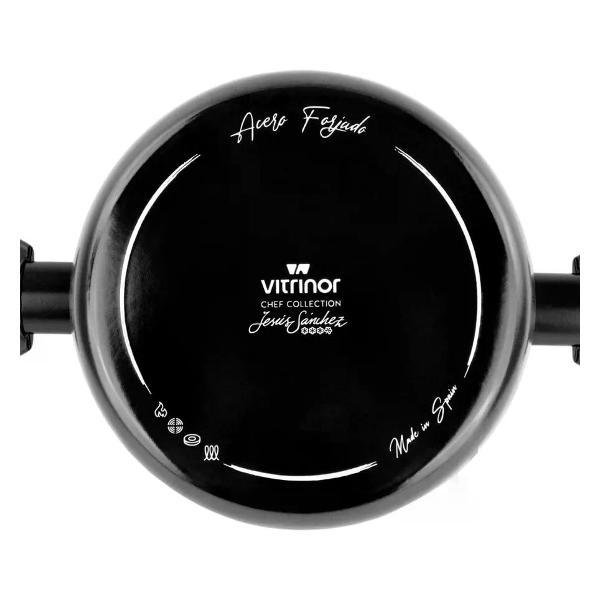 Кастрюля Vitrinor низкая с крышкой V-Forged 24