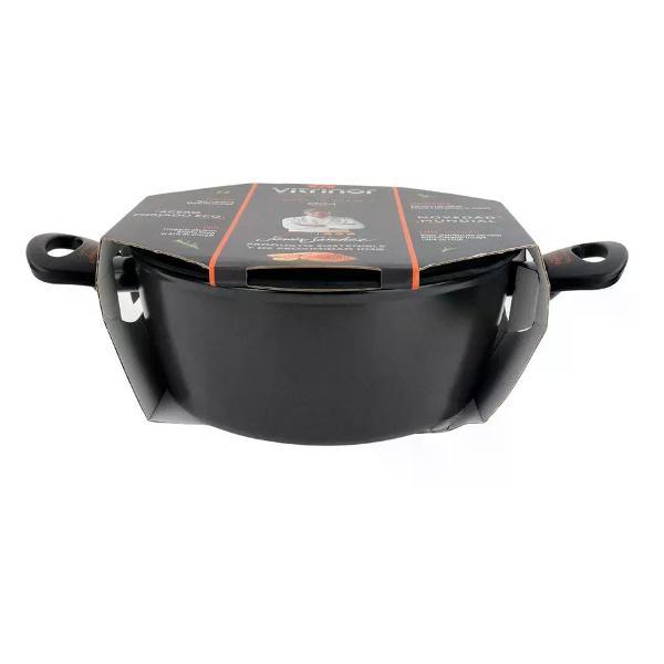 Кастрюля Vitrinor низкая с крышкой V-Forged 24
