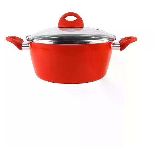 Кастрюля Vitrinor низкая Pomodoro 4.4 л 24 см с крышкой