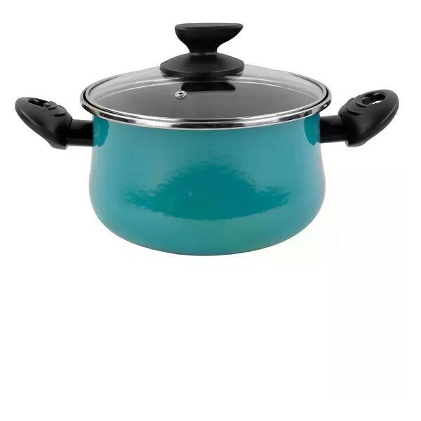 Кастрюля Vitrinor высокая с крышкой Country M4 16 2л