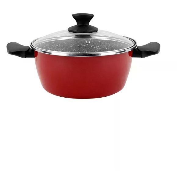 Кастрюля Vitrinor низкая Cerise Pierre 4.4 л 24 см с крышкой