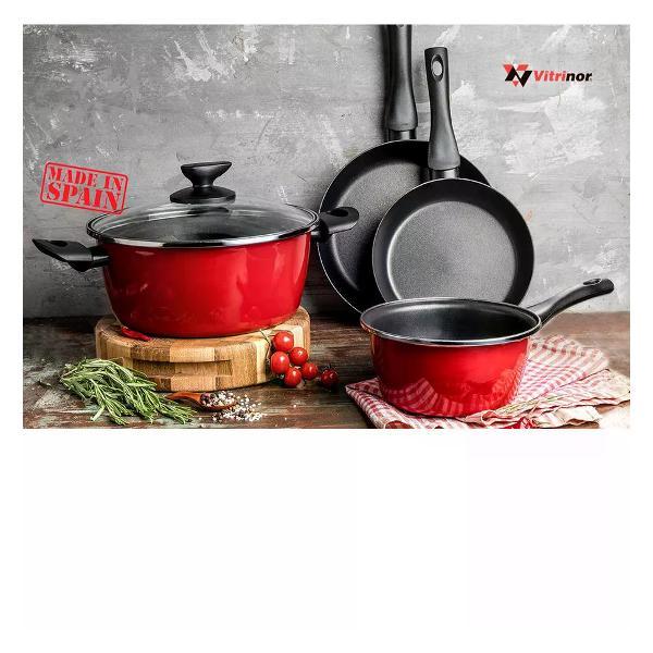 Кастрюля Vitrinor низкая V Poivre Rouge 2 л 24 см