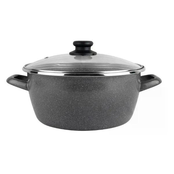 Кастрюля Vitrinor низкая K2 20 3л с крышкой