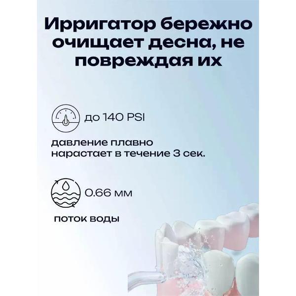 Ирригатор Xiaomi Electric Teeth Smoked F300 (ME0703)