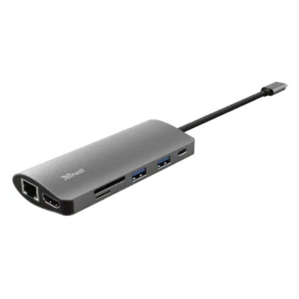 Аккумулятор для смартфона, телефона Адаптер 23775 Trust Dalyx 7-в-1 Multiport USB-C