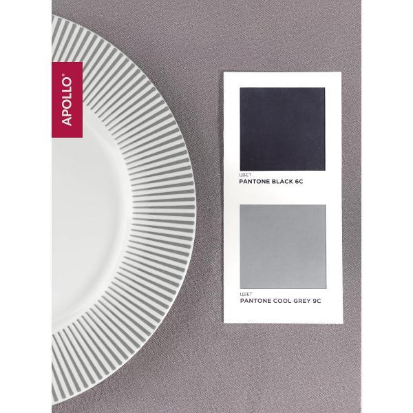 Тарелка Apollo 23 см, 4 шт. Grey