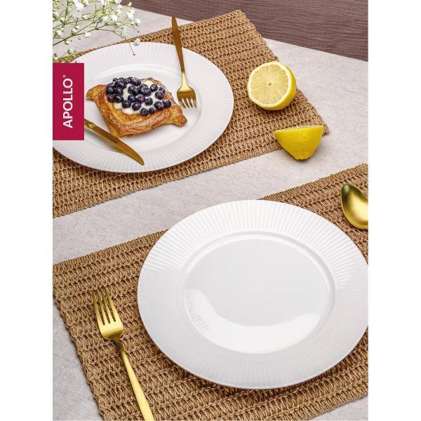 Тарелка Apollo 23 см, 4 шт. Beige