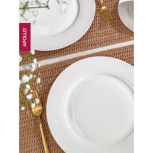 Тарелка Apollo 23 см, 4 шт. Beige