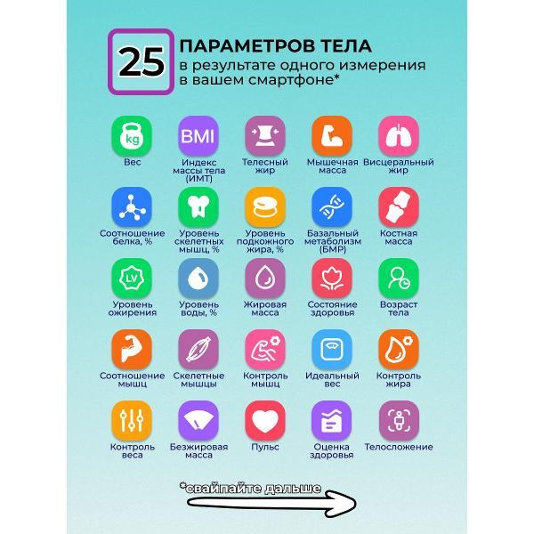 Весы напольные умные EVMEDIX SBS-EV53