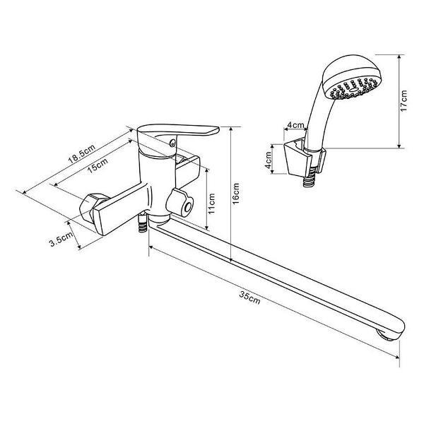 Смеситель MELODIA MDV30141