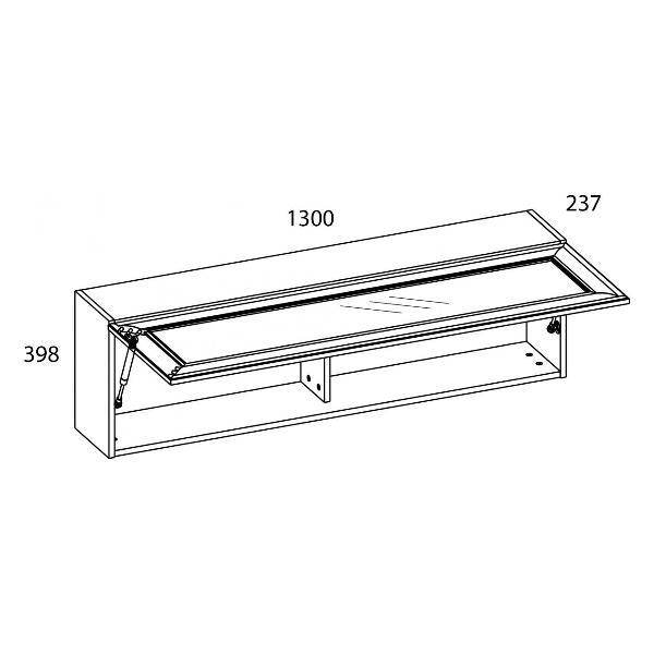 Полка книжная ANREX 1V