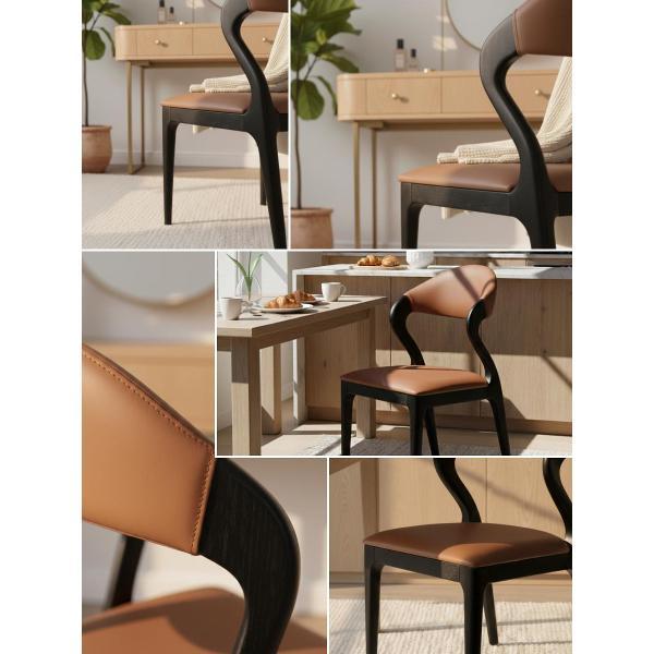 Стул обеденный AzureHome Силуэт Люкс оранжевый