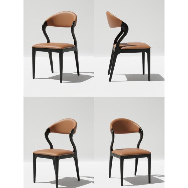 Стул обеденный AzureHome Силуэт Люкс оранжевый