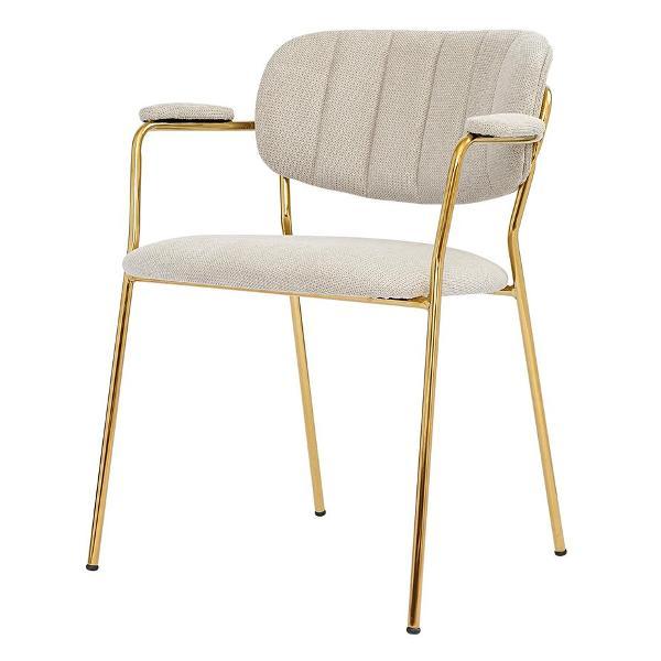 Стул обеденный Bergenson Bjorn Eirill, шенилл, серый