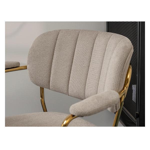 Стул обеденный Bergenson Bjorn Eirill, шенилл, серый