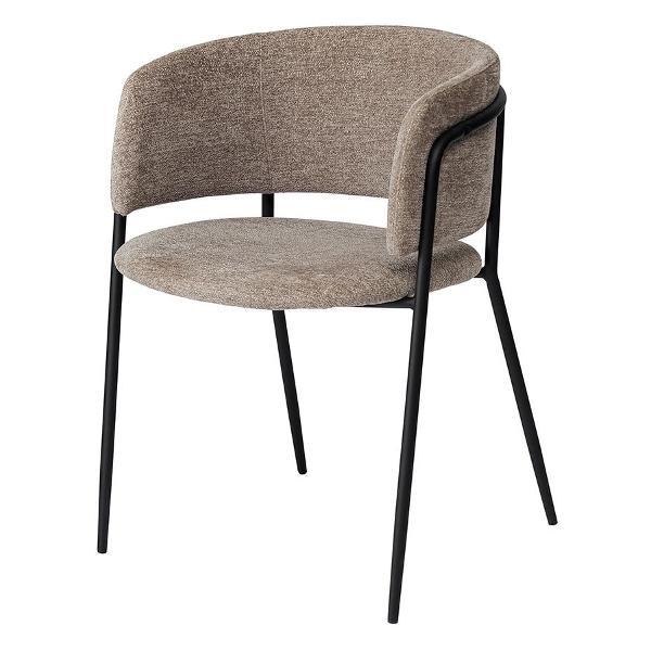 Стул обеденный Bergenson Bjorn Helning, мягкий шенилл, капучино