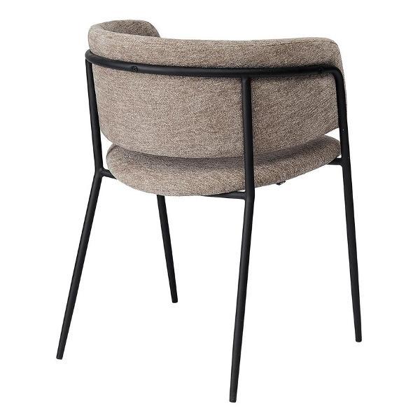 Стул обеденный Bergenson Bjorn Helning, мягкий шенилл, капучино