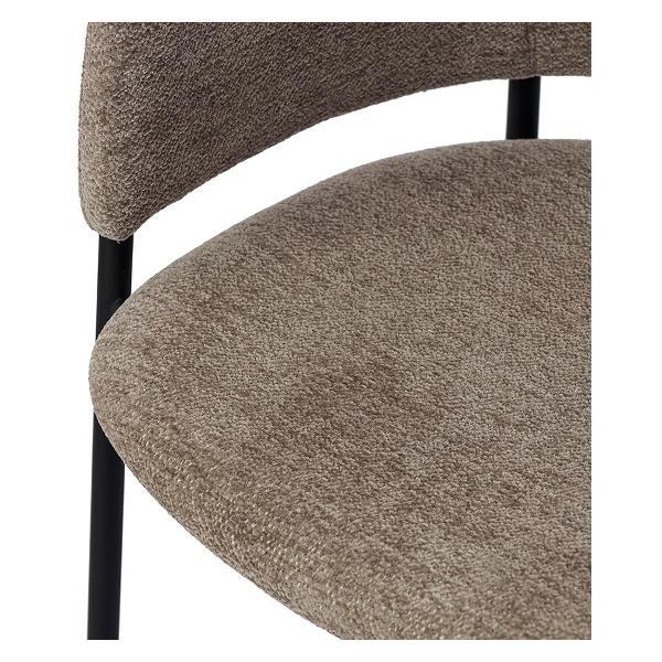 Стул обеденный Bergenson Bjorn Helning, мягкий шенилл, капучино