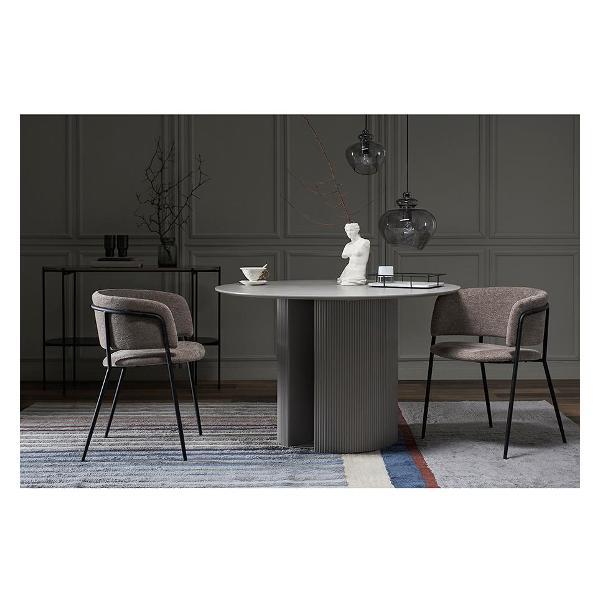 Стул обеденный Bergenson Bjorn Helning, мягкий шенилл, капучино